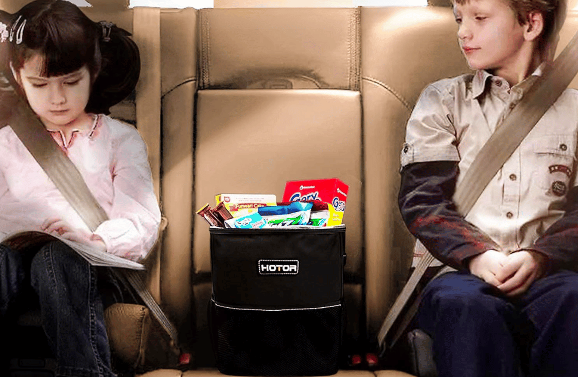 Best Car Trash Can For Messy Kids!