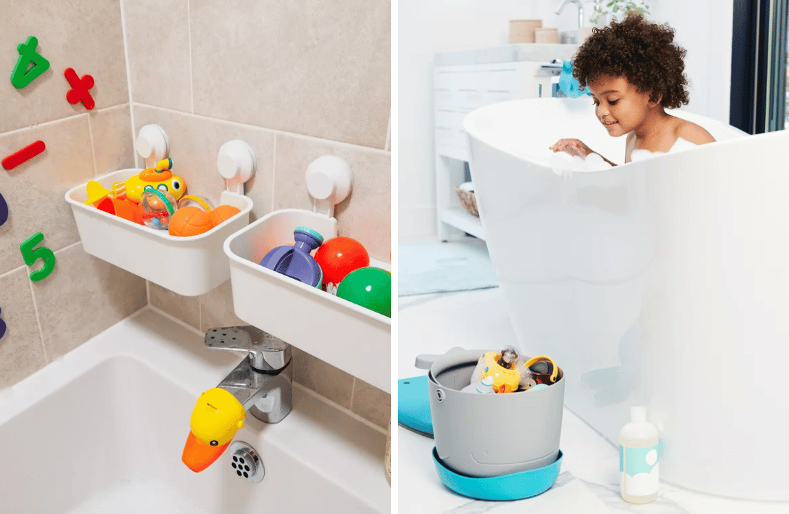 7 Brilliant Bath Toy Storage Ideas! Clean And Creative!