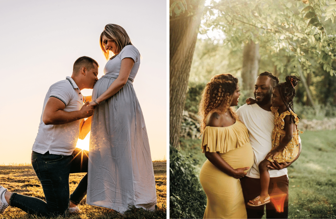 Best Couple Maternity Photoshoot Ideas, Poses, and Tips!